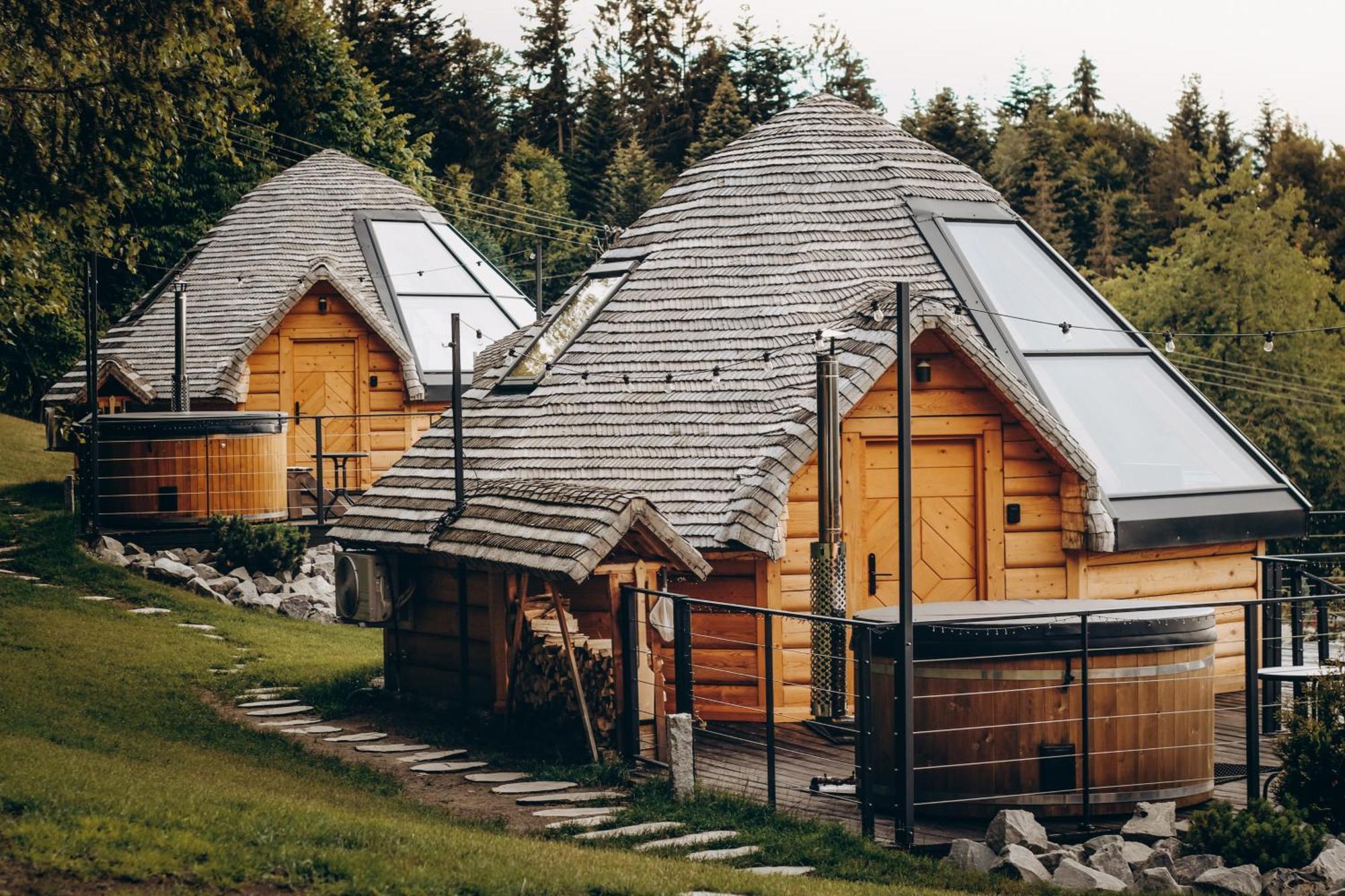 Osada Poli Koniakow - Panoramiczny Domek Nr 1 Z Prywatna Balia I Hydromasazem Exterior foto