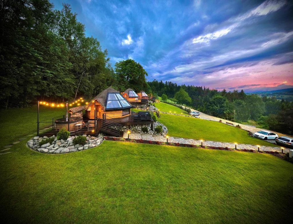 Osada Poli Koniakow - Panoramiczny Domek Nr 1 Z Prywatna Balia I Hydromasazem Exterior foto